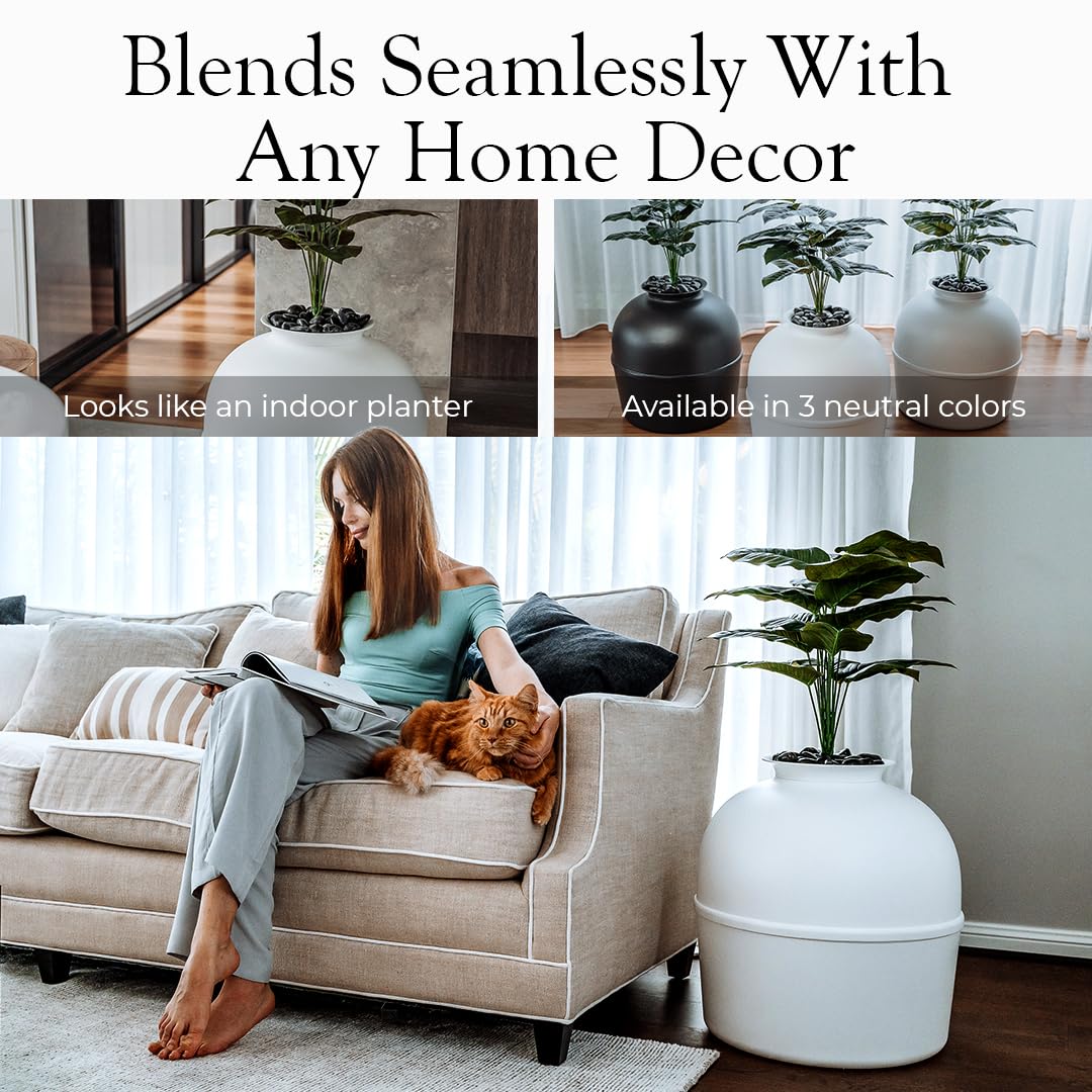 Bundle & Bliss Secret Litter Box front view shows discreet design.