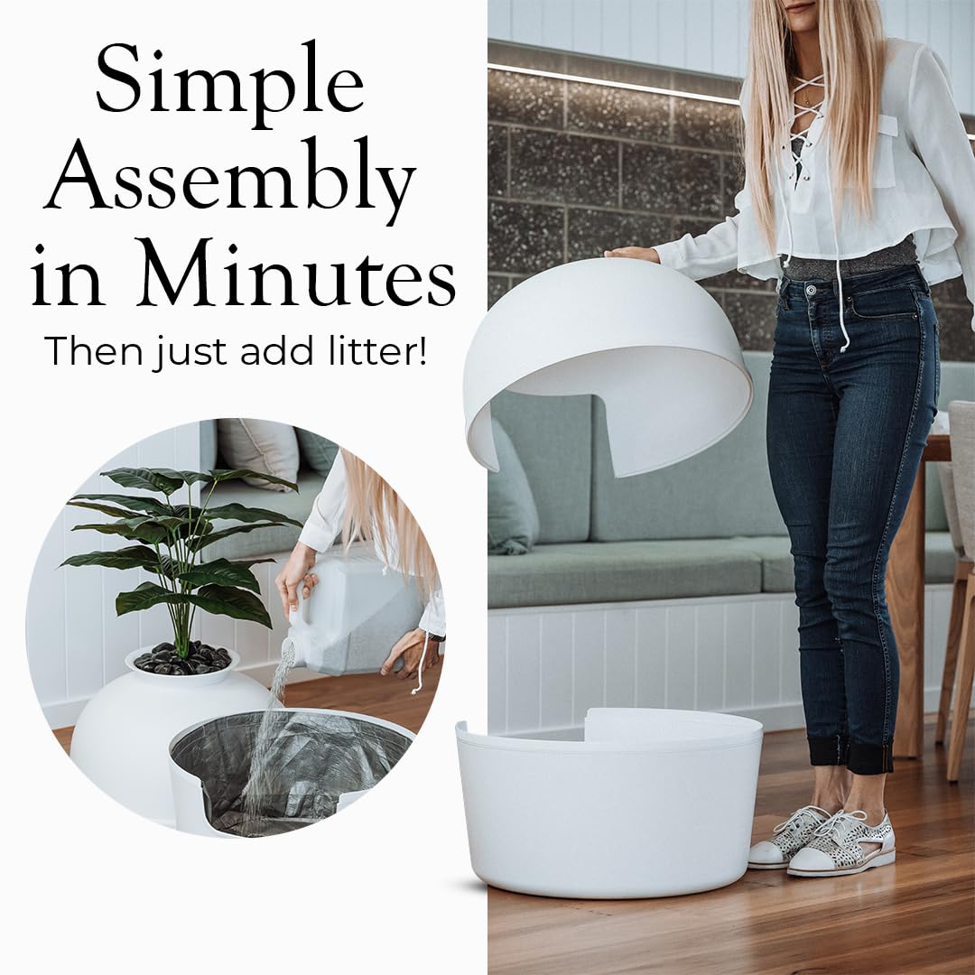Bundle & Bliss Secret Litter Box room setup proves unobtrusive concealment.