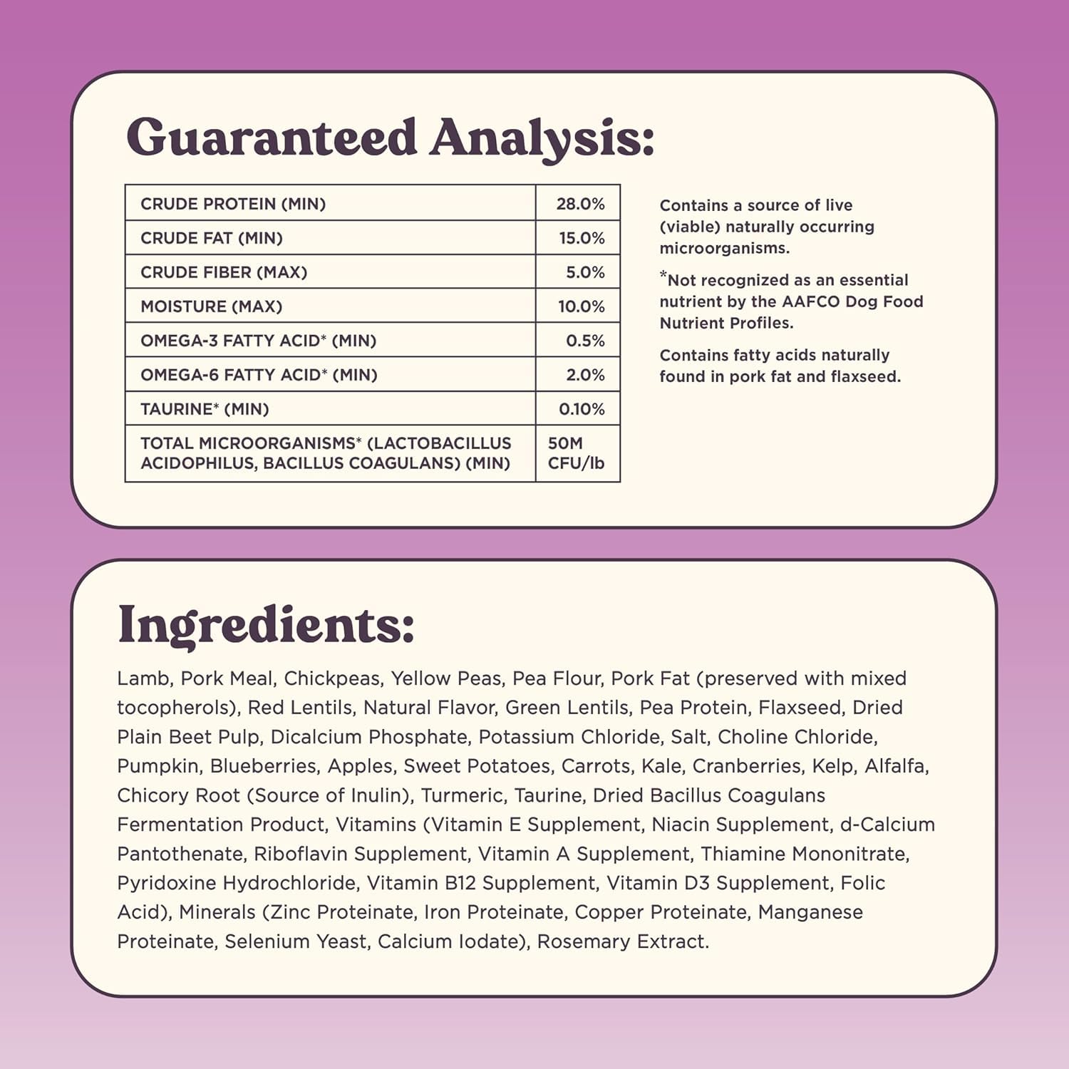 Bundle x Joy no chicken or beef formula appeals to sensitive palates and poultry-free diets