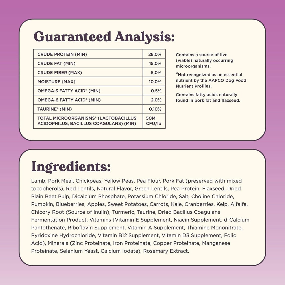 Bundle x Joy no chicken or beef formula appeals to sensitive palates and poultry-free diets