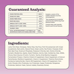 Bundle x Joy no chicken or beef formula appeals to sensitive palates and poultry-free diets