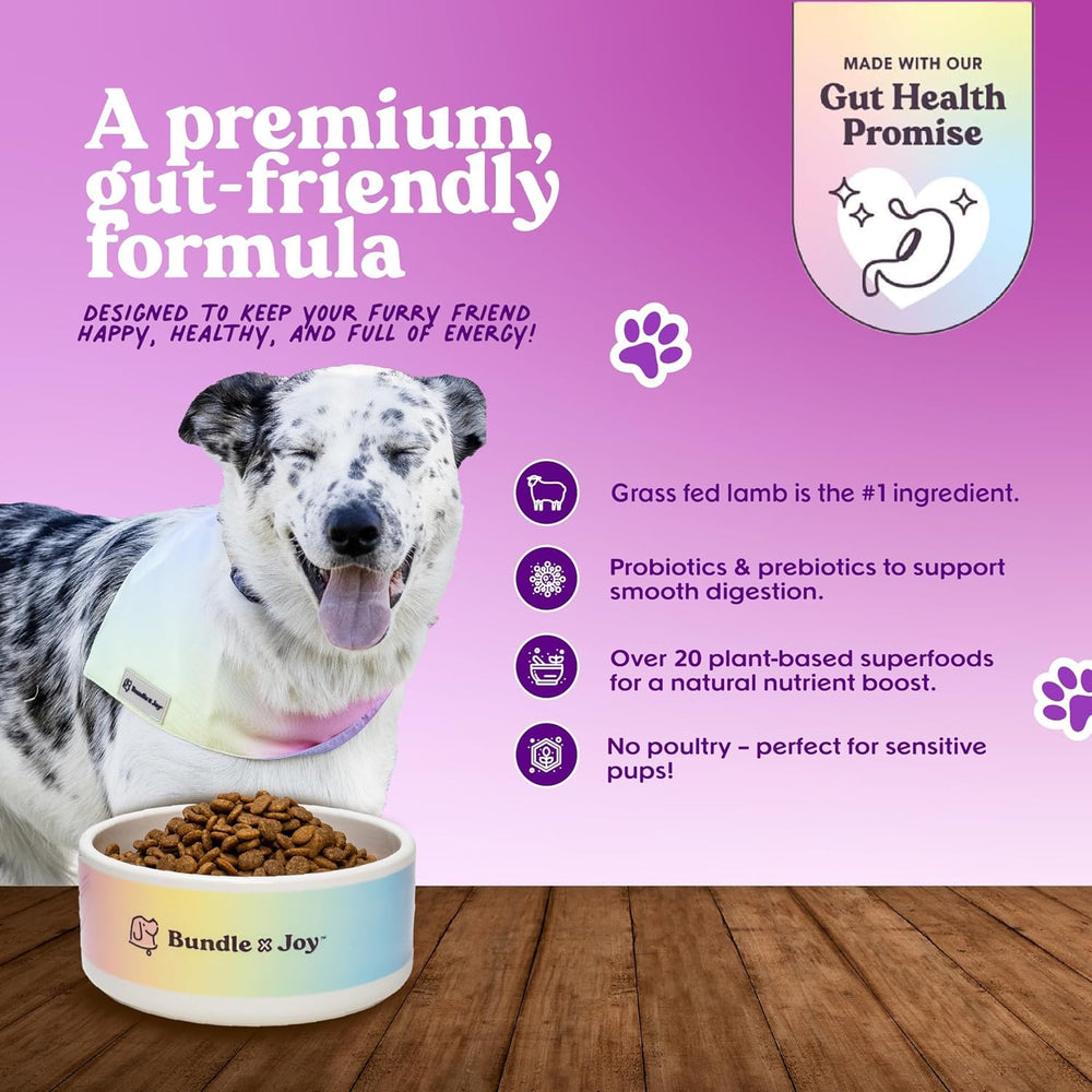 Bundle x Joy probiotics closeup illustrating digestive support for dogs