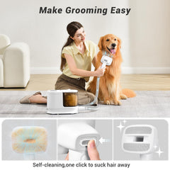 Bunfly low-noise operation reduces pet stress during grooming.