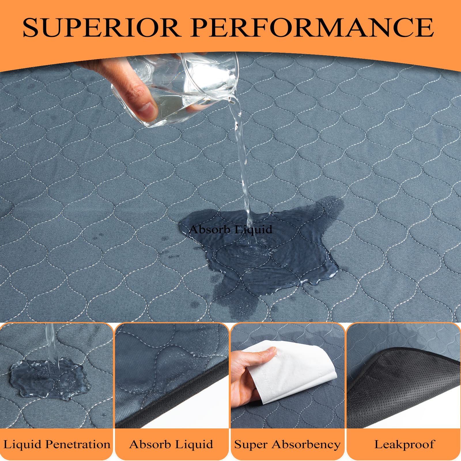 Bunlitent 36x41 training pad laid flat for comfortable use