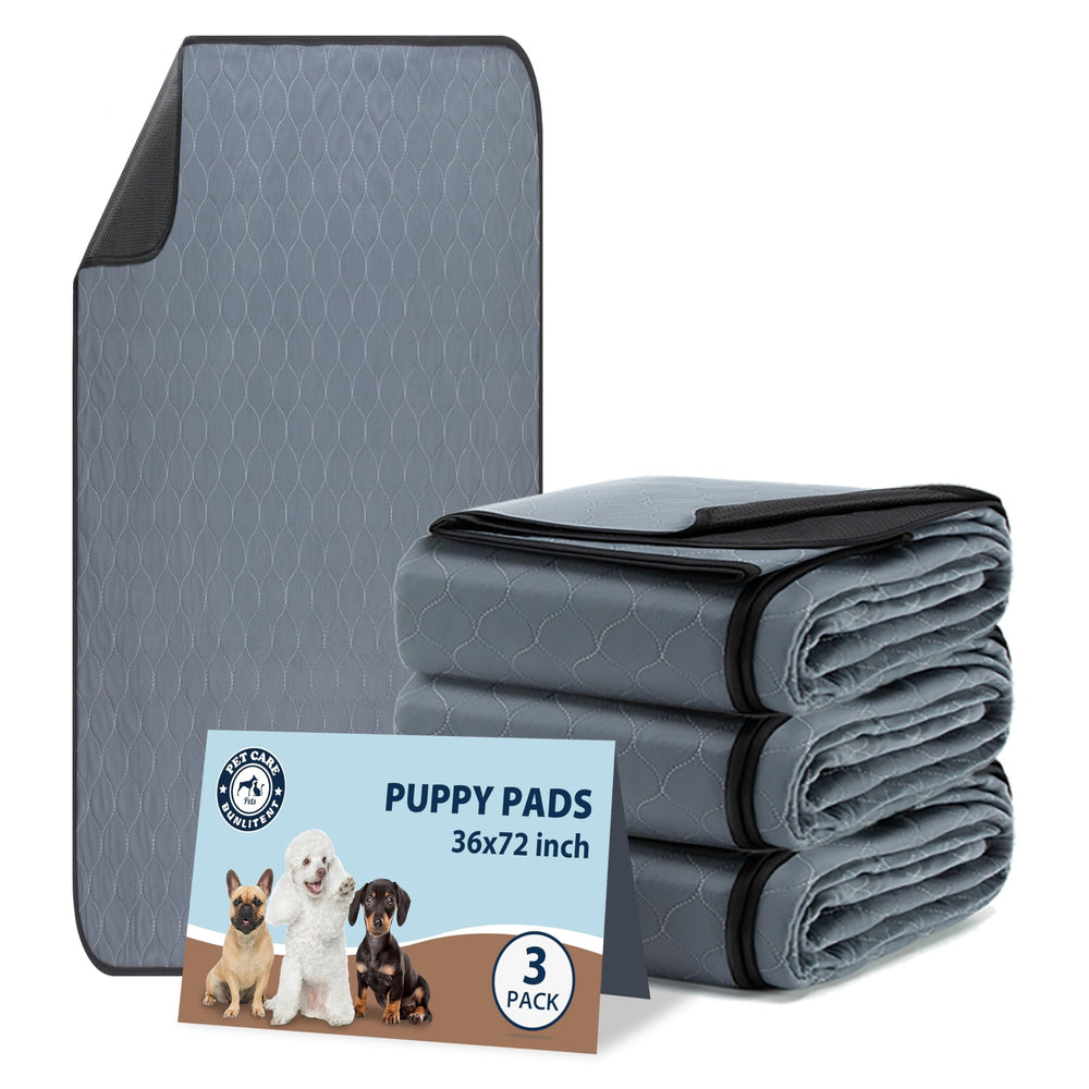 Bunlitent 36x72 washable pee pad laid flat for quick absorption and reuse