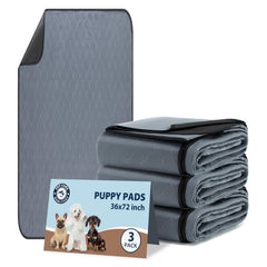 Bunlitent 36x72 washable pee pad laid flat for quick absorption and reuse