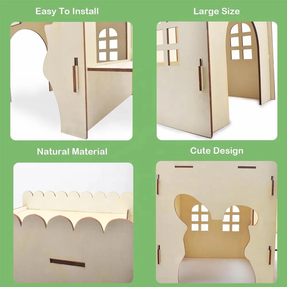 Bunny Castle Assembly Easy: quick setup with safe, rounded edges