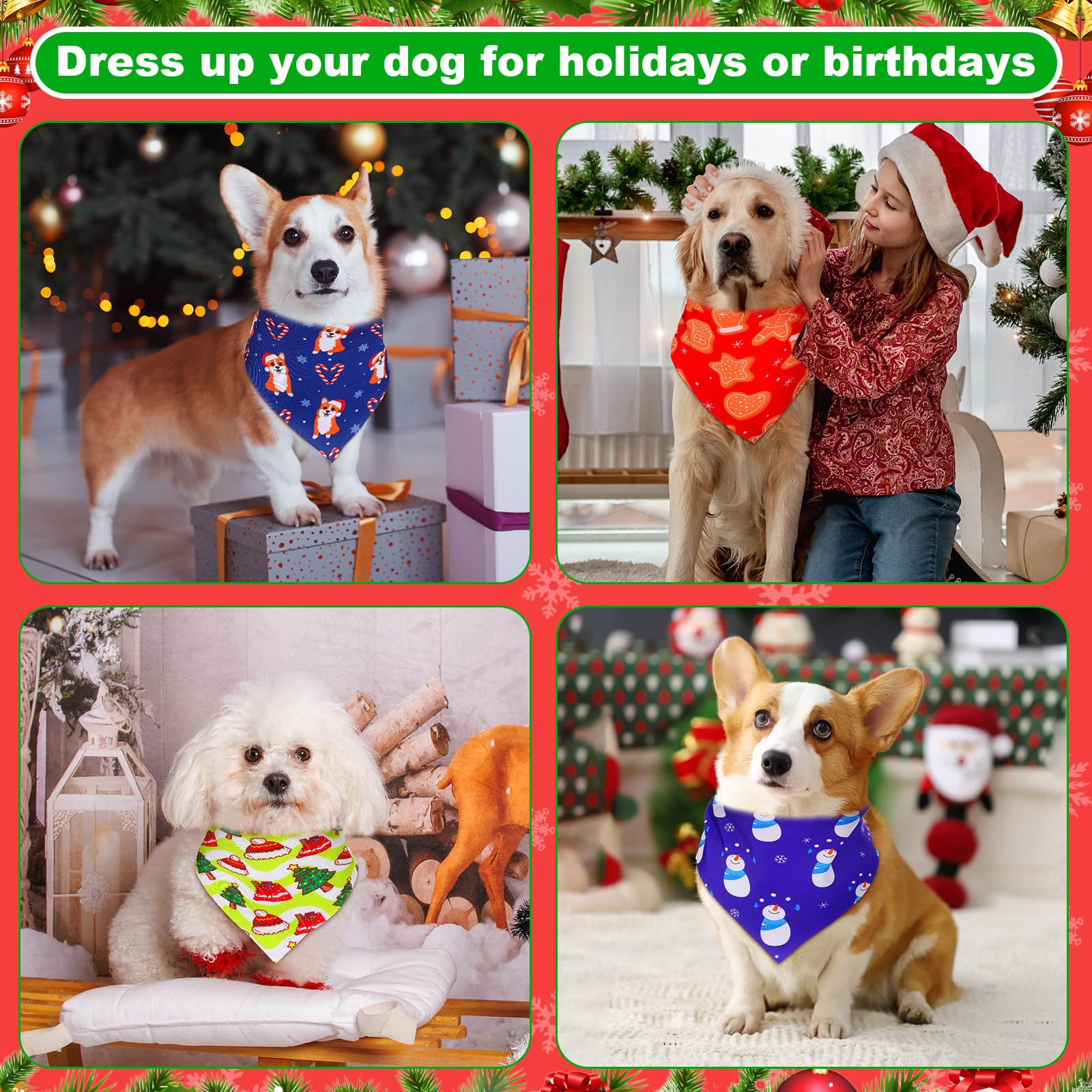 Bunnycool bulk pack 72 dog bandanas for sharing