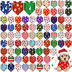 Bunnycool Christmas dog bandana multicolor patterns for festive outings
