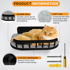 BUOGA 3-steps side view demonstrates vertical climber for active cats