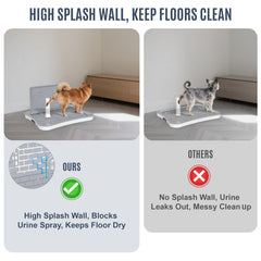 BUPIHUKA Pee Pad Holder with center post aids aim during training