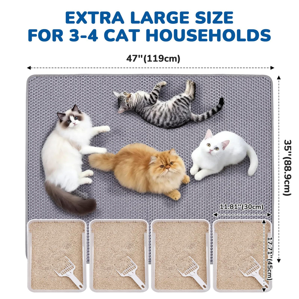 BurgeonNest felt polyester layer provides soft paws and durable litter capture.