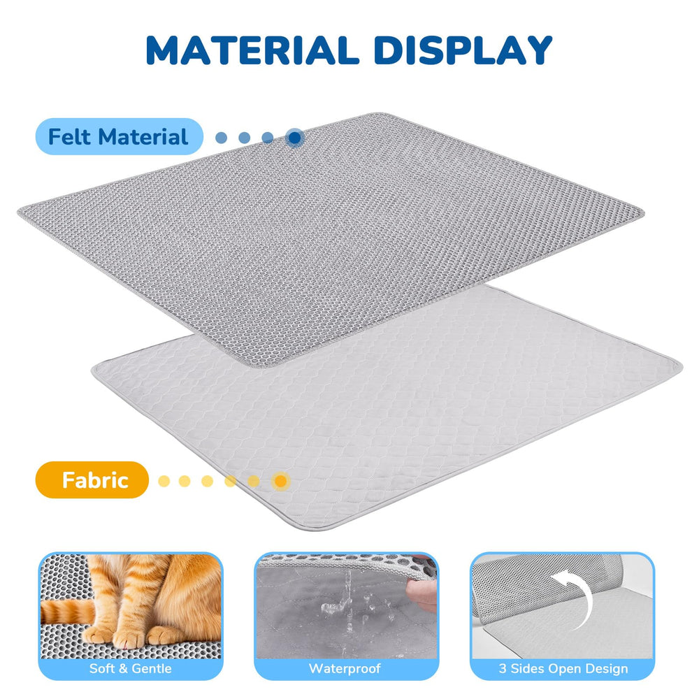 BurgeonNest waterproof bottom protects floors from urine leaks.