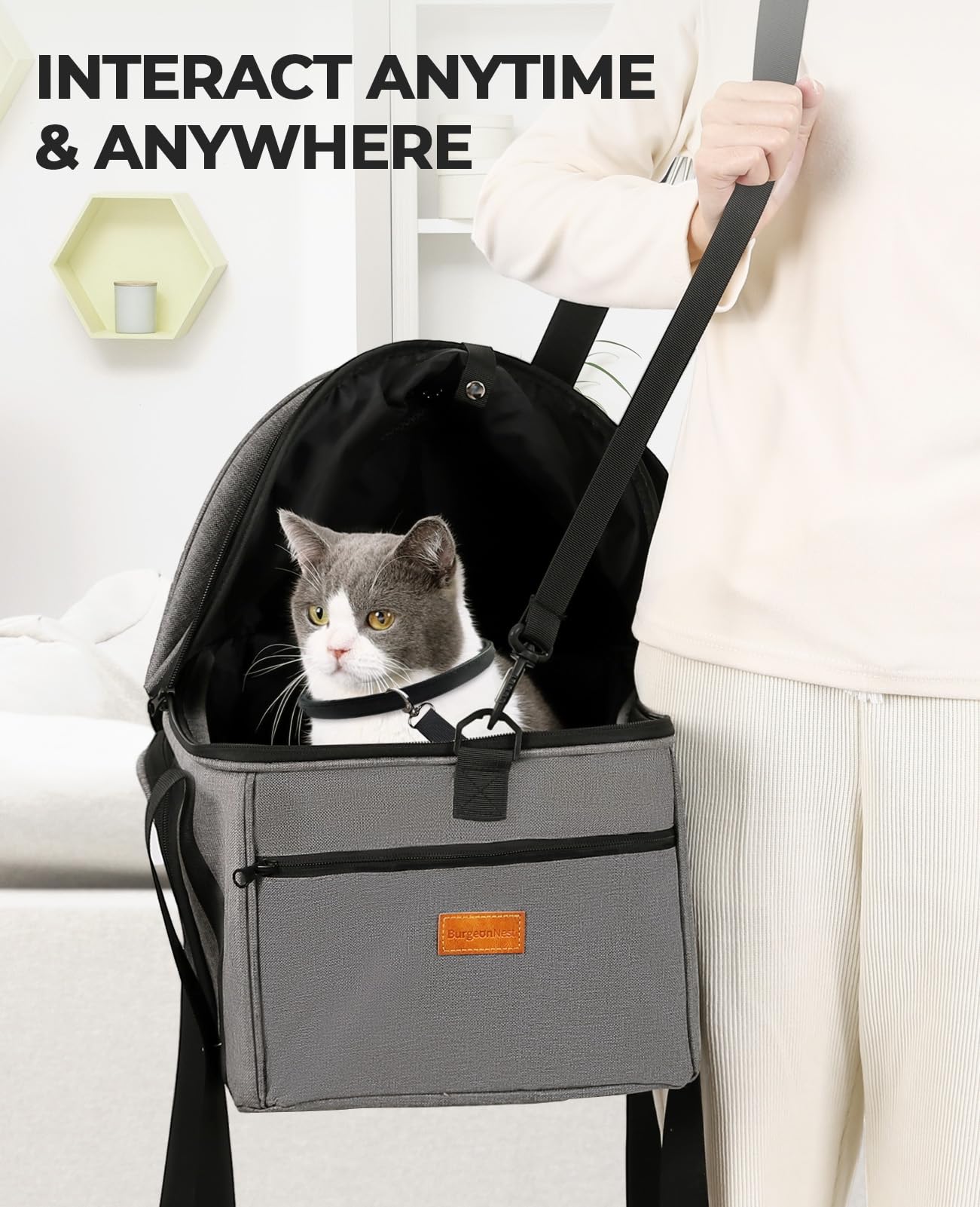 BurgeonNest folded storage mode demonstrates compact packing