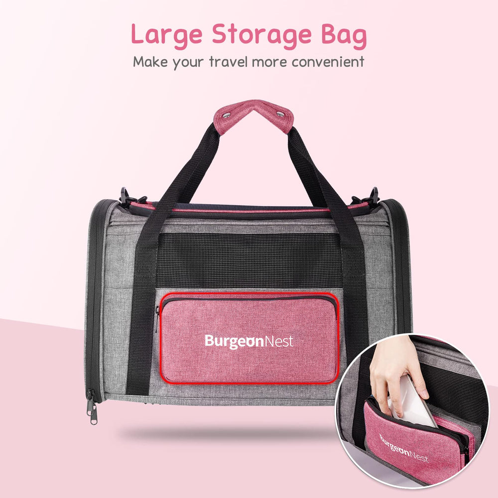 BurgeonNest cat carrier top-load-access enables easy entry and removal from above.
