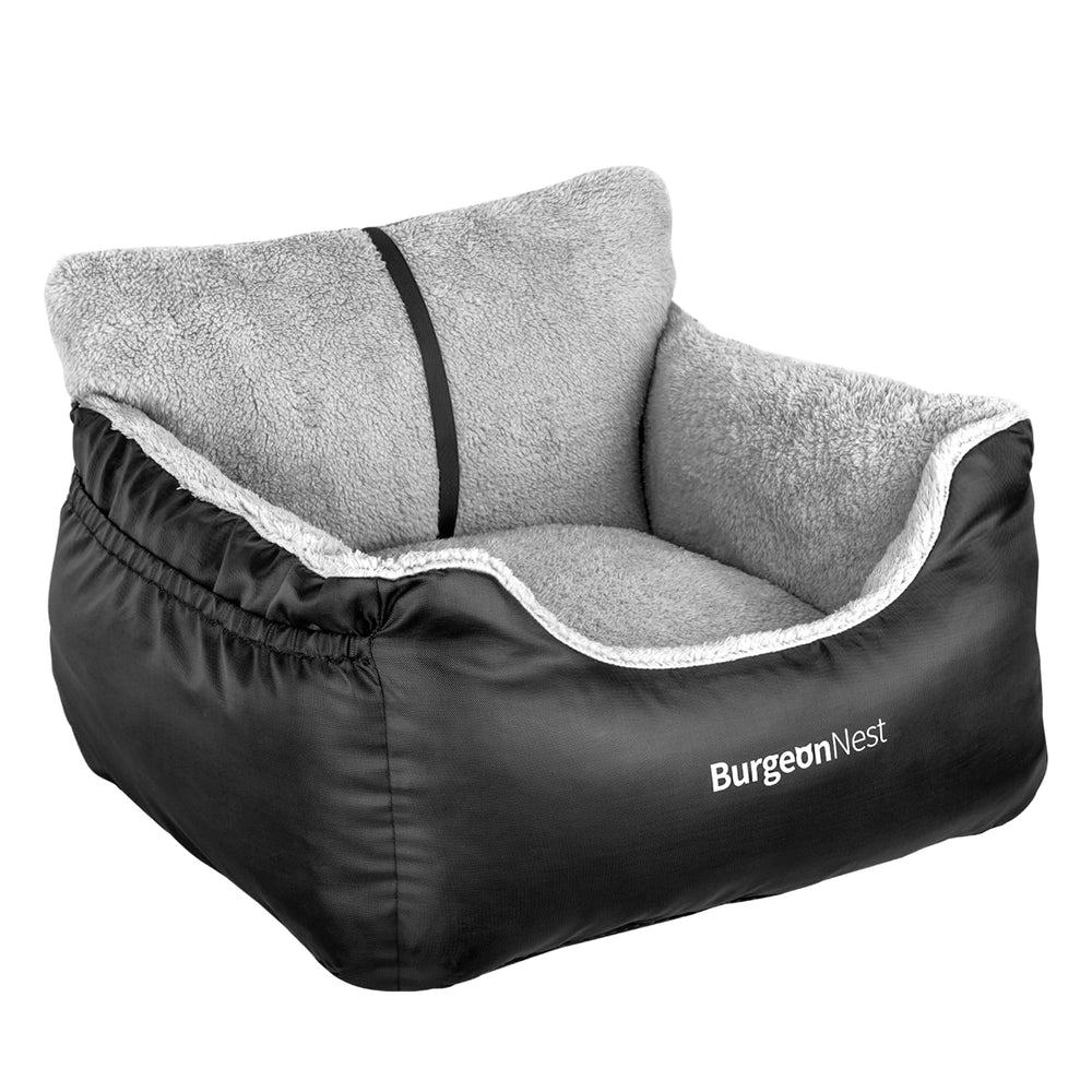 BurgeonNest car-seat design fits front or back seats.
