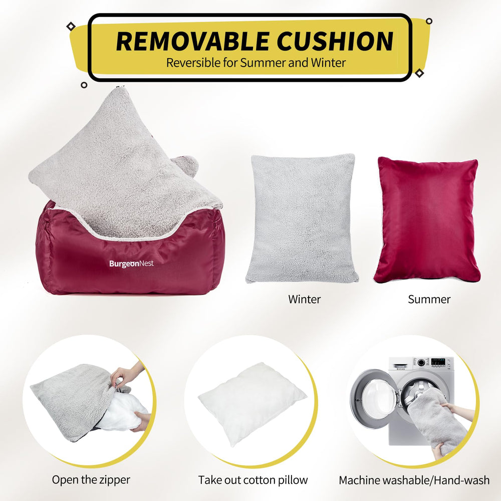 BurgeonNest car seat showing side storage pockets for essentials