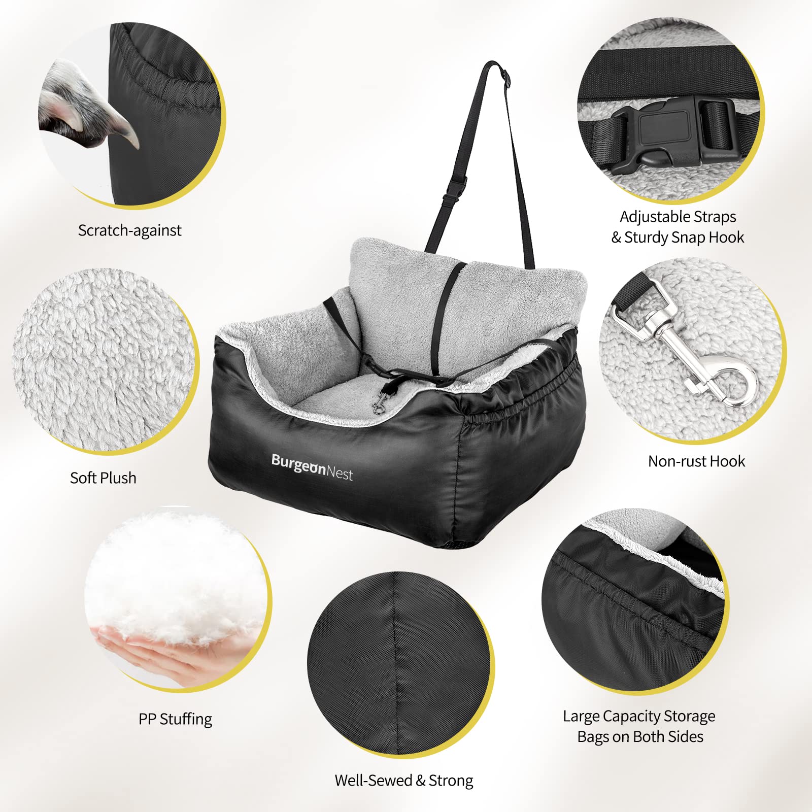 BurgeonNest washable zipper design eases cleaning after trips.