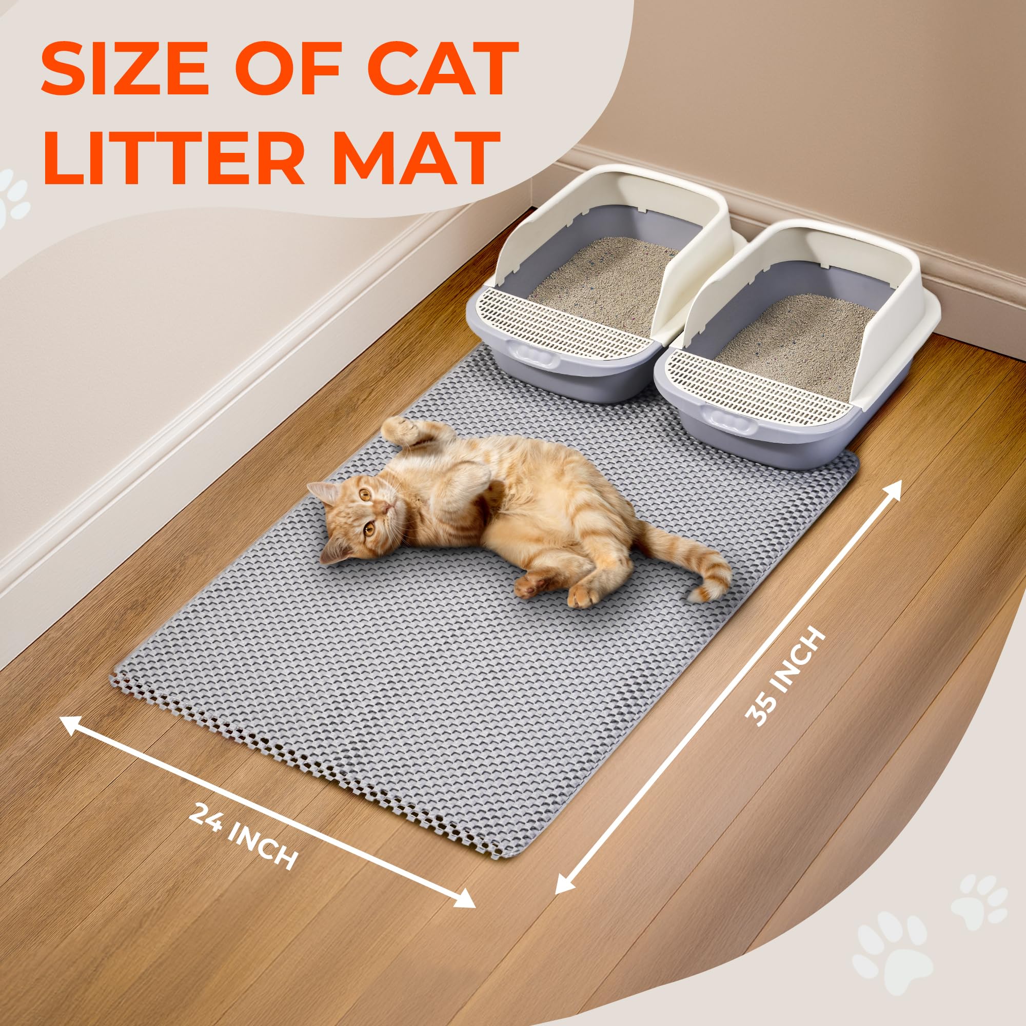 BurgeonNest double-layer design close-up showing litter descent into lower tray.