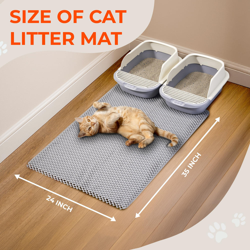 BurgeonNest double-layer design close-up showing litter descent into lower tray.