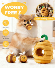 BurgeonNest squeaky bees with crinkle wings boost engagement.