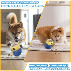 BURIESUR interactive dog toy snack hole closeup shows dual holes for controlled flow