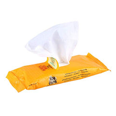 Wipes on dog coat show deodorizing between baths with Burt's Bees for Pets.