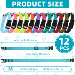 Buryeah medium-size dog collar fits 13.78–19.69 inches for varied breeds