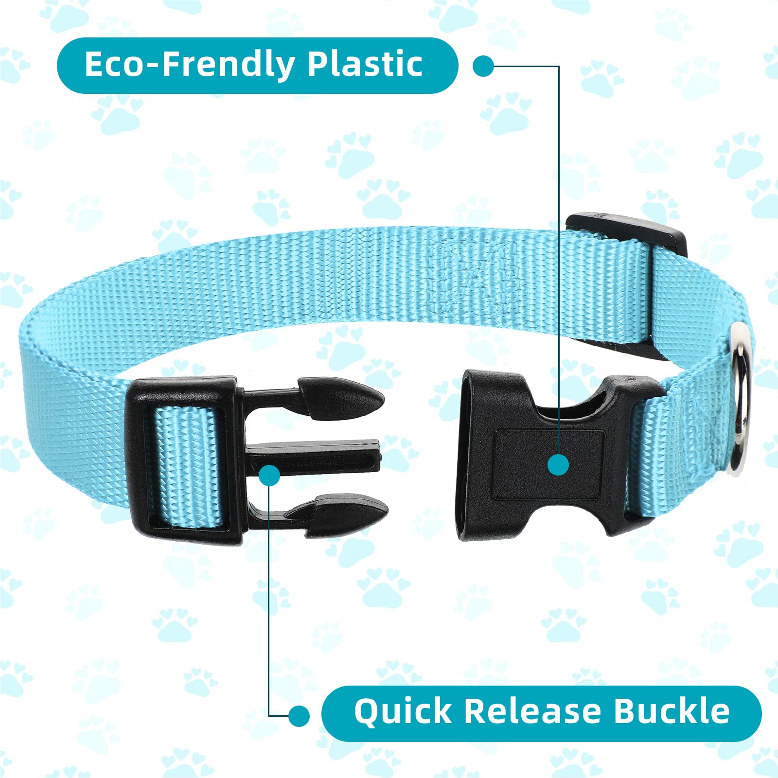 Buryeah soft neoprene padding on collar enhances comfort during long wear