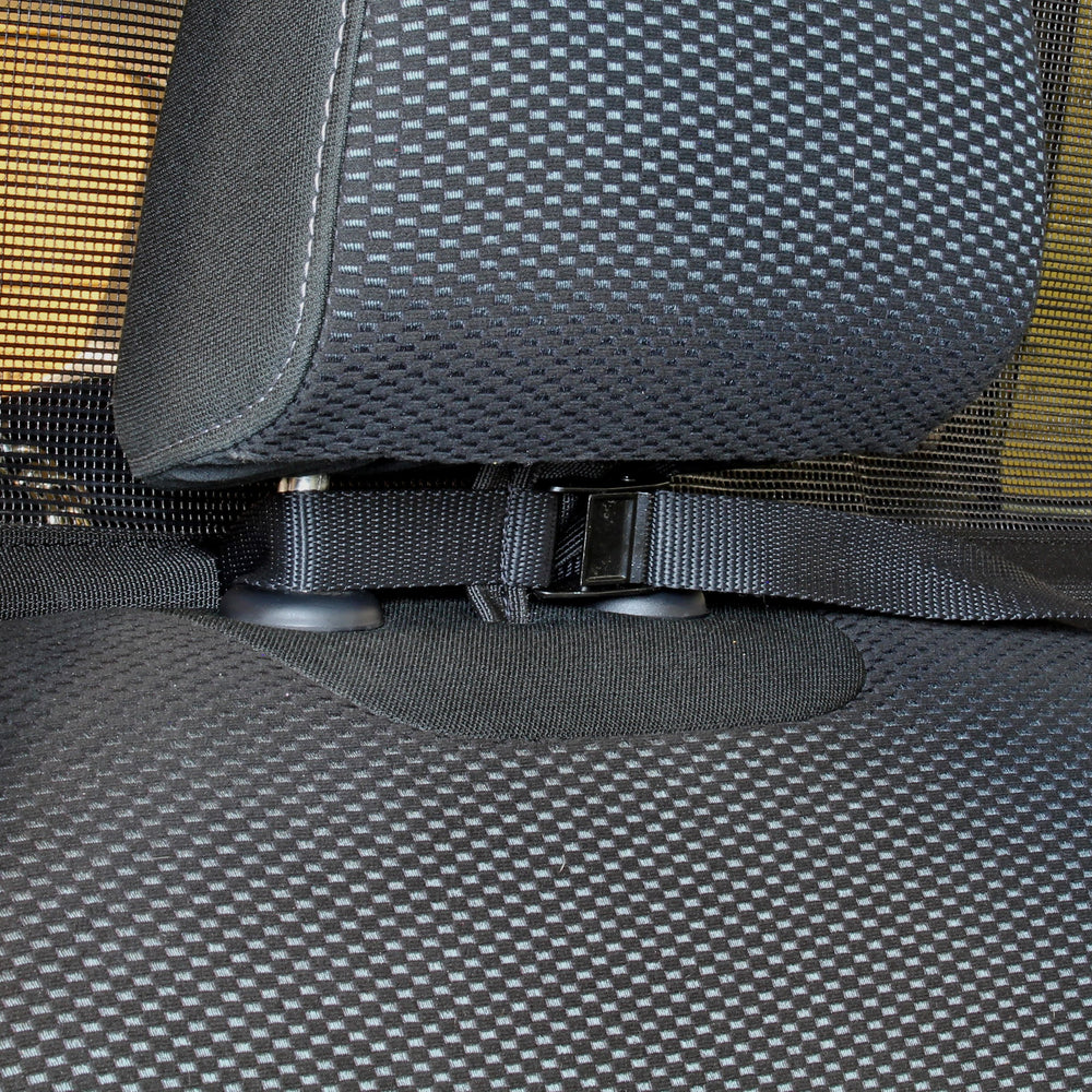 Bushwhacker Deluxe dog barrier mesh detail highlighting breathable design for comfort