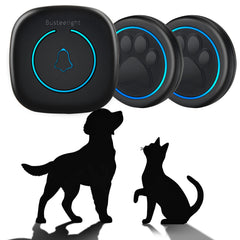 Busteelight Soft Ring Blk Dog Bell front-door setup for clear signaling across rooms.