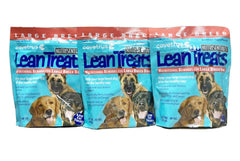 Butler Lean Treats 3-pack packaging — a low-fat reward for large dogs