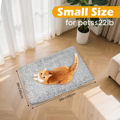 Buvlnee mat non-slip base—stays put on tiles and wood for safe naps.