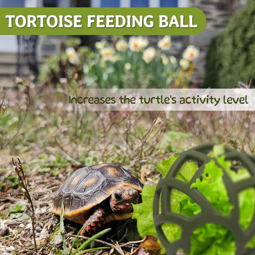 BUYBYLOV tortoise treat ball durable material withstands multiple uses.