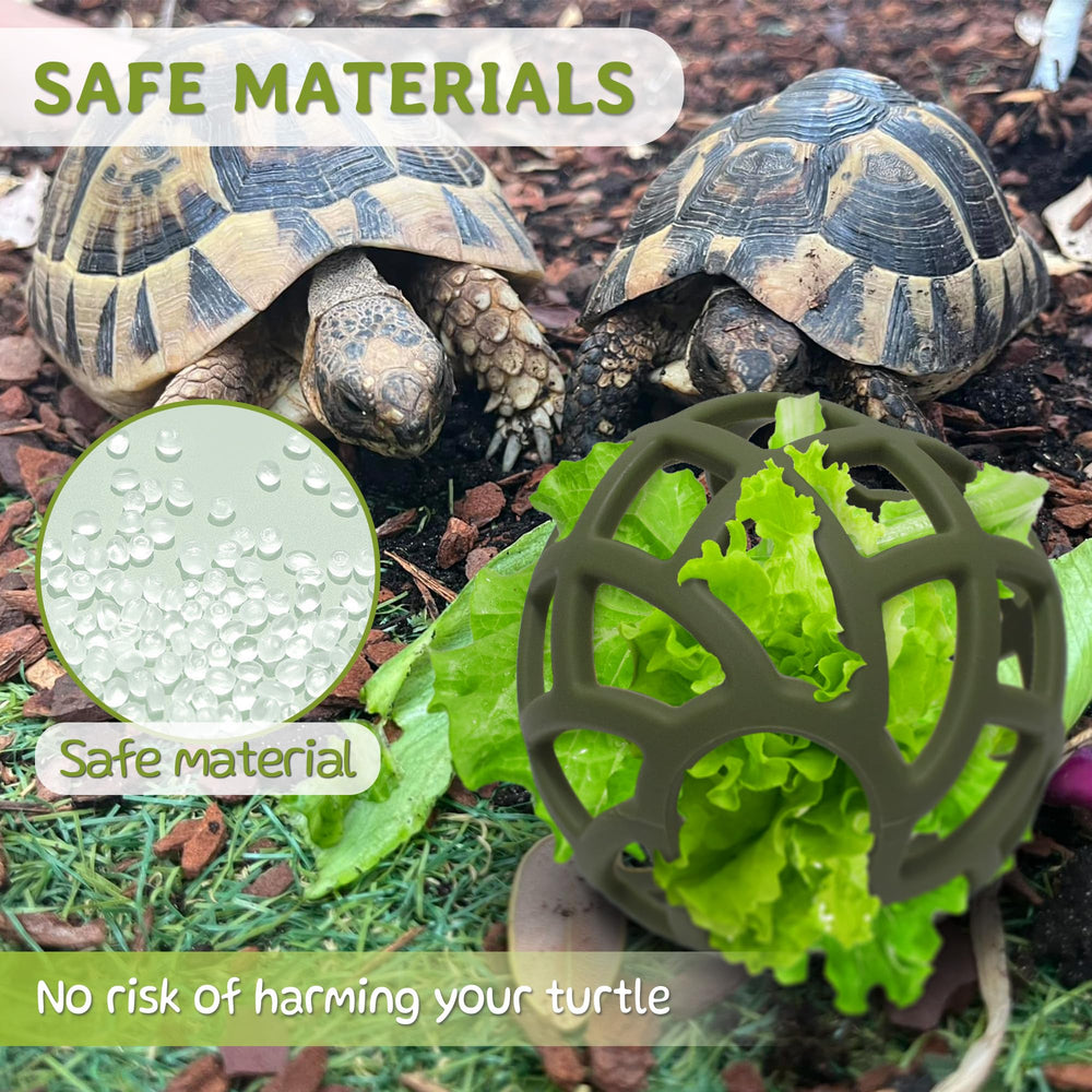BUYBYLOV tortoise treat ball easy to load and clean.