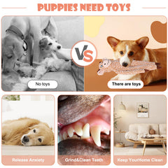 BUYPOW Shuse toy features durable stitching and crinkle fabric for longer play