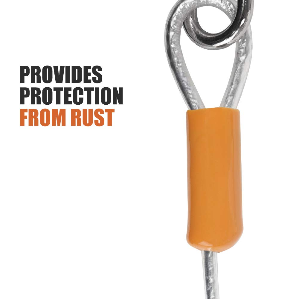 BV Dog Tie Out Cable rust-resistant vinyl coat lasts outdoors