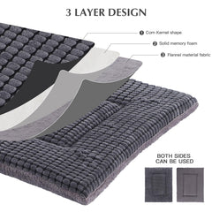 BVAGSS memory foam dog bed close-up shows cushioned support