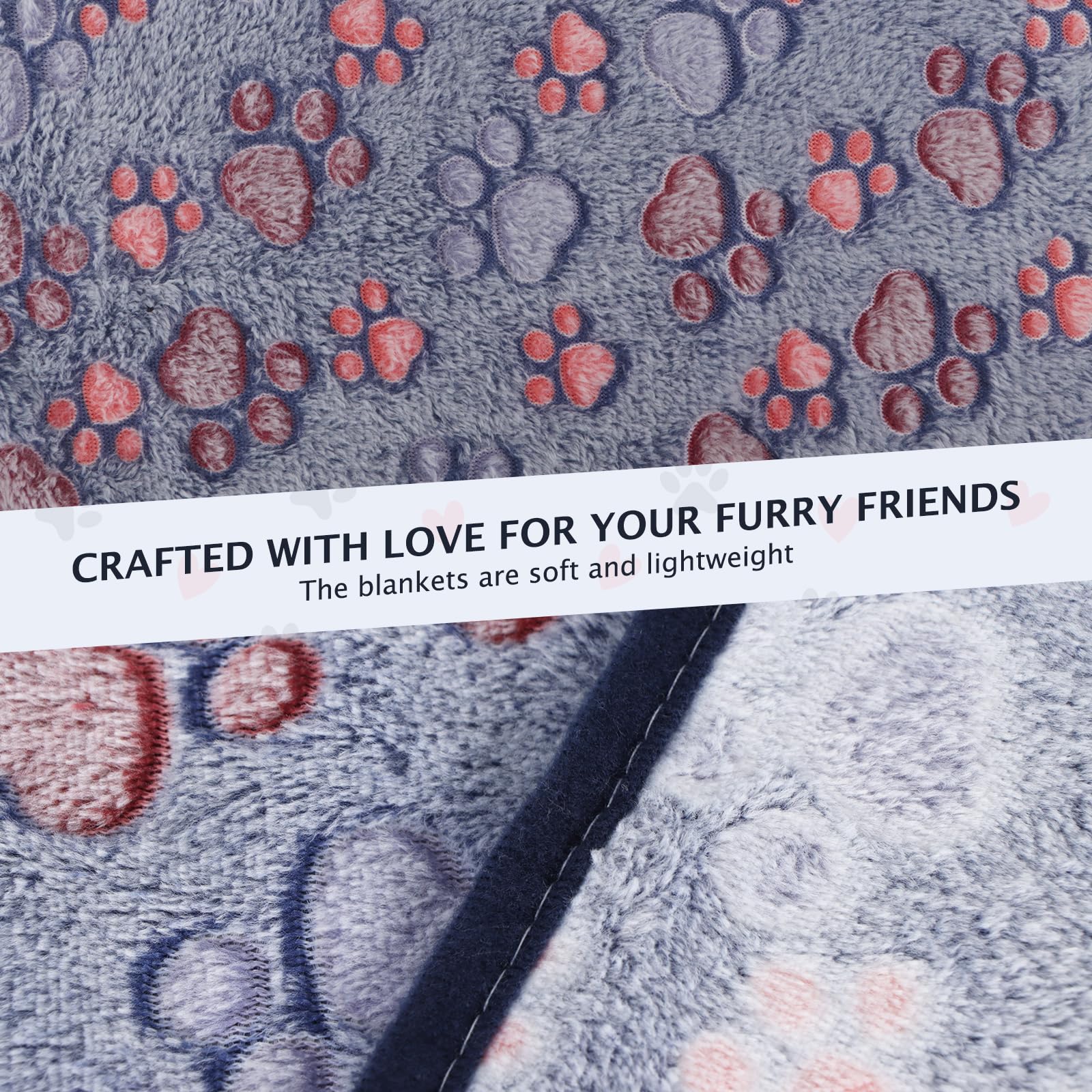 BVAGSS paw print design adds cute style while keeping pets warm