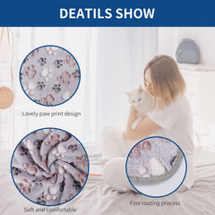 BVAGSS paw print blanket folded-pairs shows multi-pack convenience