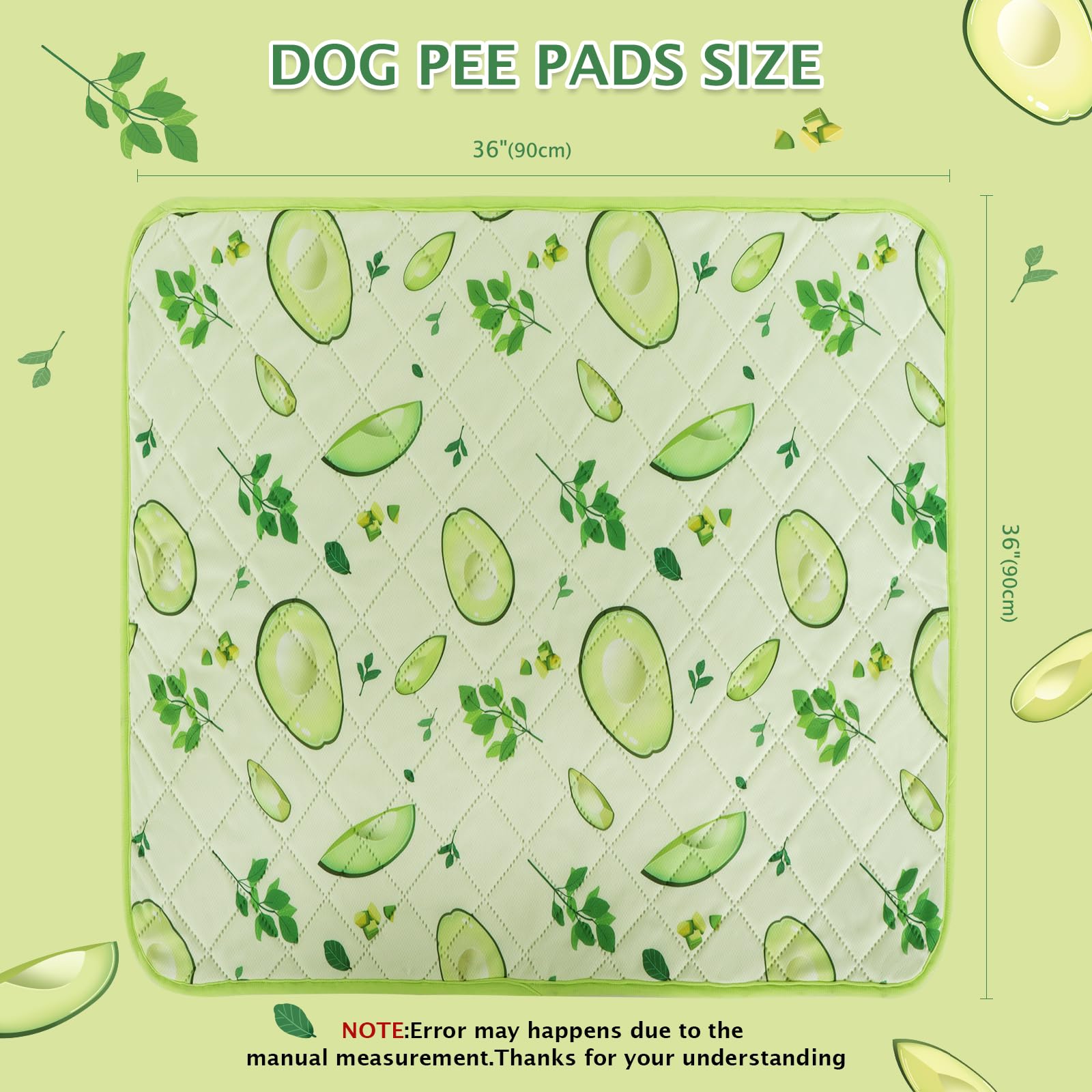 BVAGSS under-food-bowl pad avocado protects floors from spills