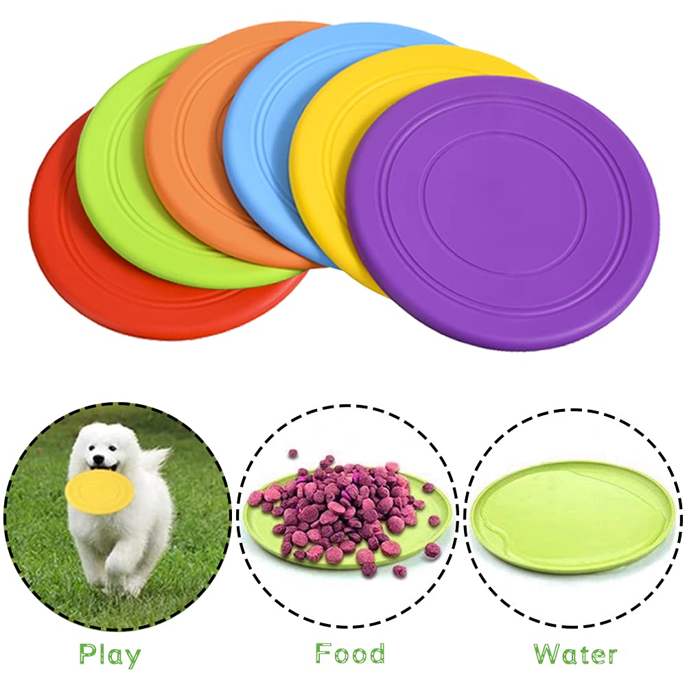 Bvrbaory dog flying disc green for outdoor fetch and powerful throws