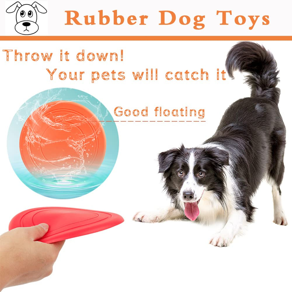 Bvrbaory dog flying disc orange for fast retrieval and training rewards