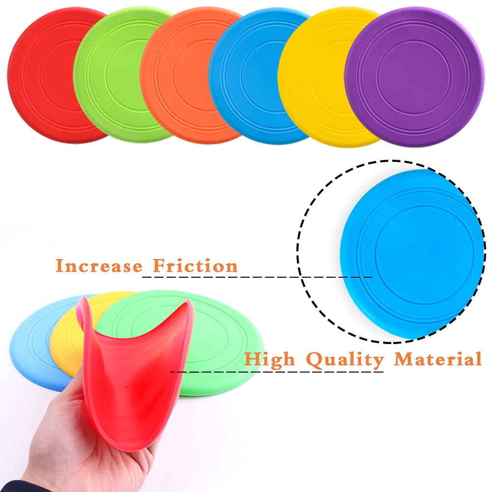 Bvrbaory dog flying disc yellow for high-visibility water play sessions
