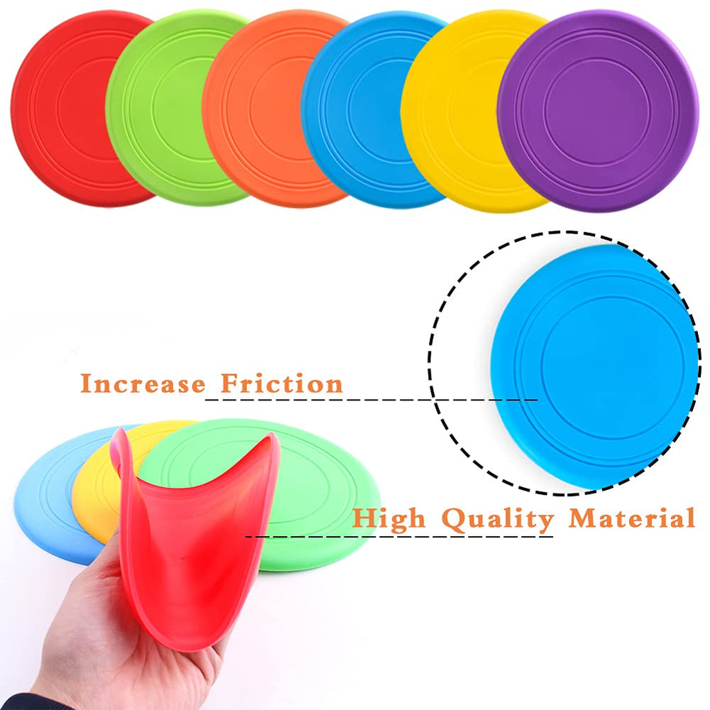 Bvrbaory dog flying disc yellow for high-visibility water play sessions