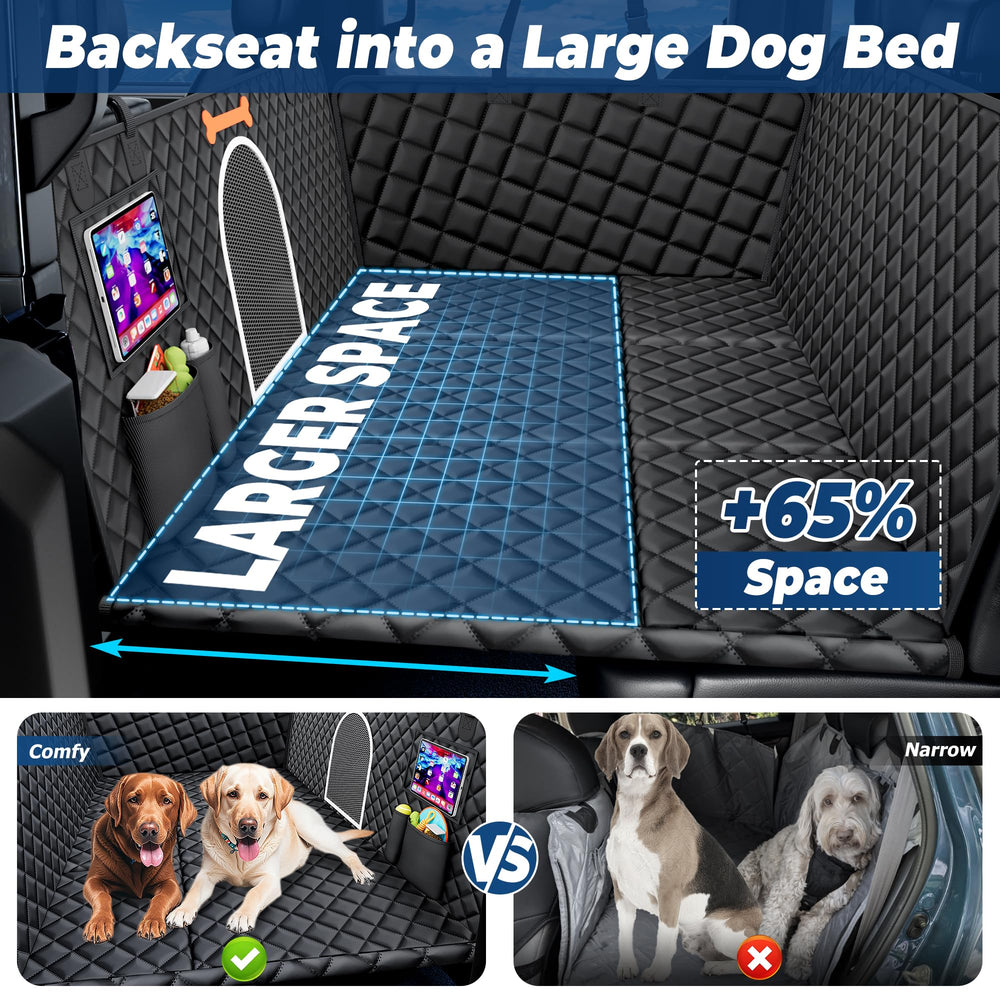 Bwakd XXL dog truck seat cover crush-proof bottom supports up to 400 lbs