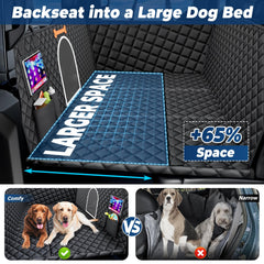 Bwakd XXL dog truck seat cover crush-proof bottom supports up to 400 lbs