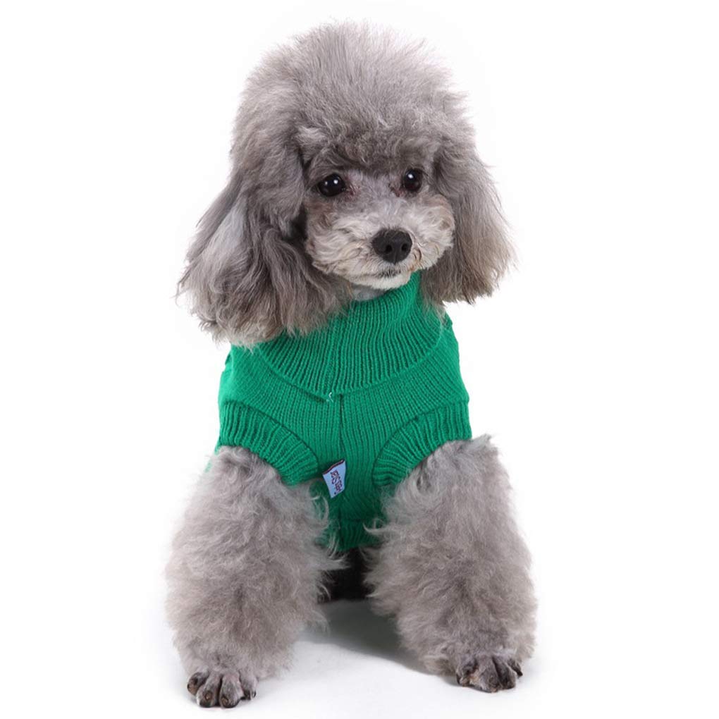Bwealthest dog-sweater-easy-on-off closeup demonstrates pullover design for quick dressing.