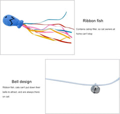 BWESOO Fish-Design Teaser lets cats mimic hunting motions during play.