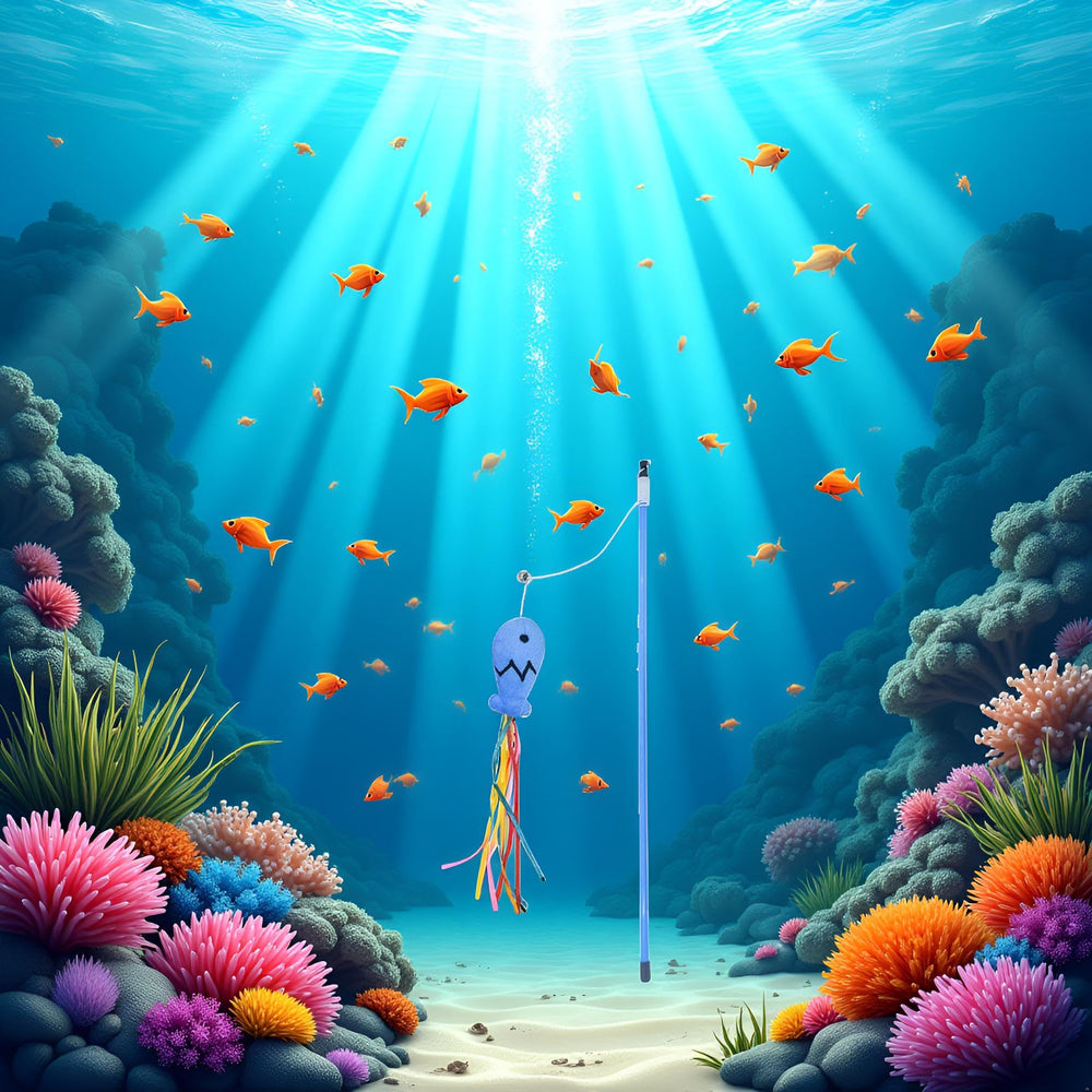 BWESOO Colorful Movement keeps cats curious and active during sessions.